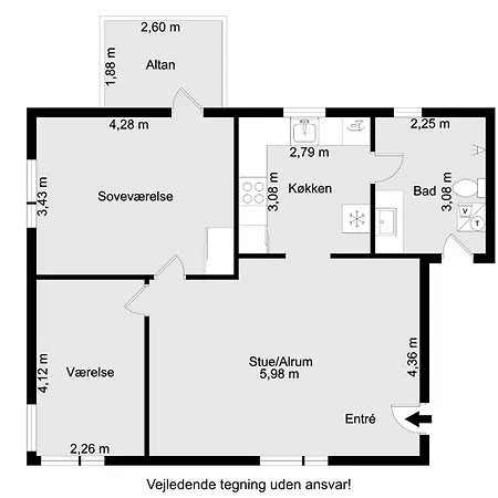 Bright And Spacious 3 Bedroom With Balcony Close To The * 奥本罗